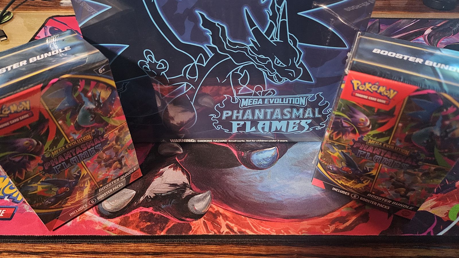 Pokemon Phantasmal Flames ETB + 2 Booster Bundle