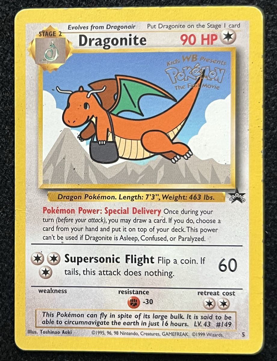 (LP) Dragonite 5 - Pokemon WoTC Promos
