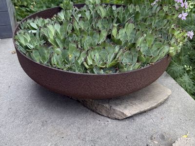 21” Steel Planter Bowl