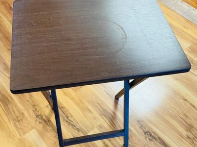 Small brown coffee table