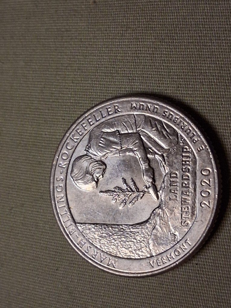 2020 Vermont Marsh-Billings-Rockefeller National Historical Park Quarter - Uncirculated