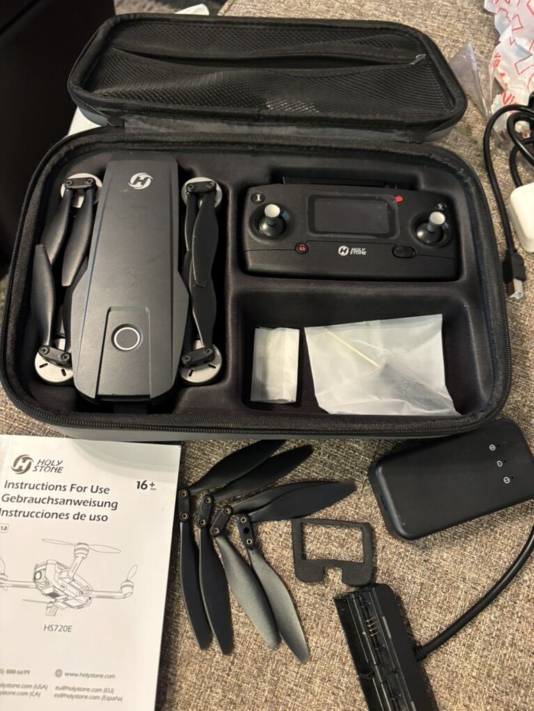 Holy Stone Hs720 E 4k Drone Uhd Camera New