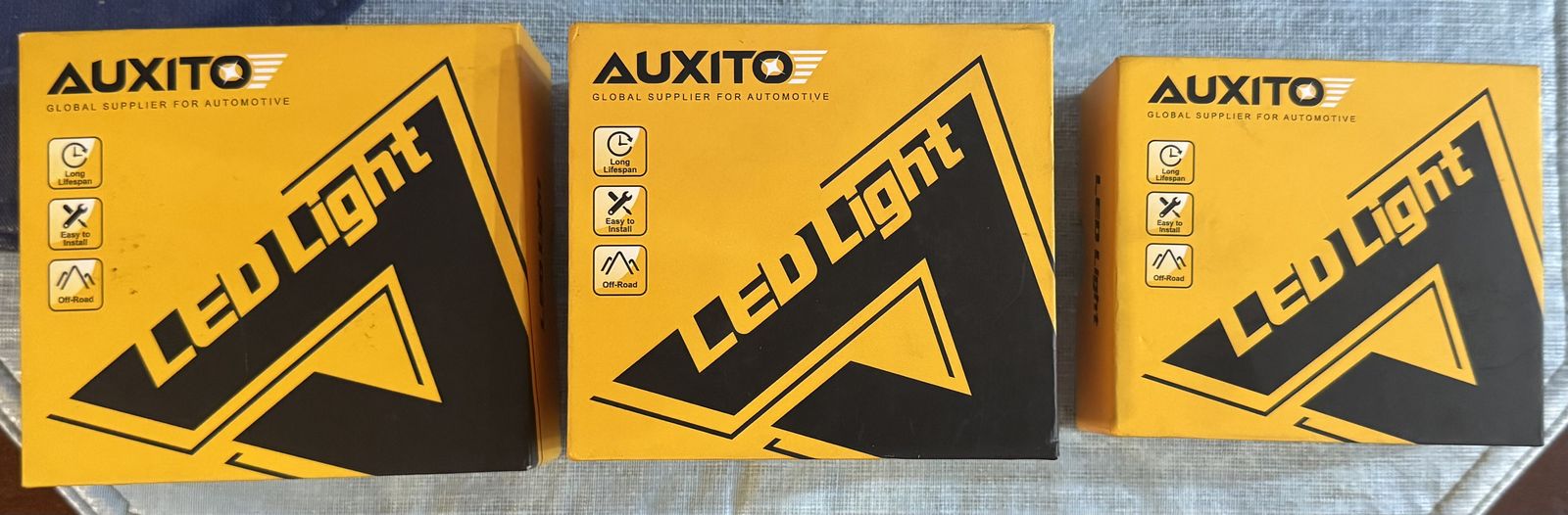 Auxito LED High-beam(H1), Low-beam(H11B)and Fog Lights(881/889/894)