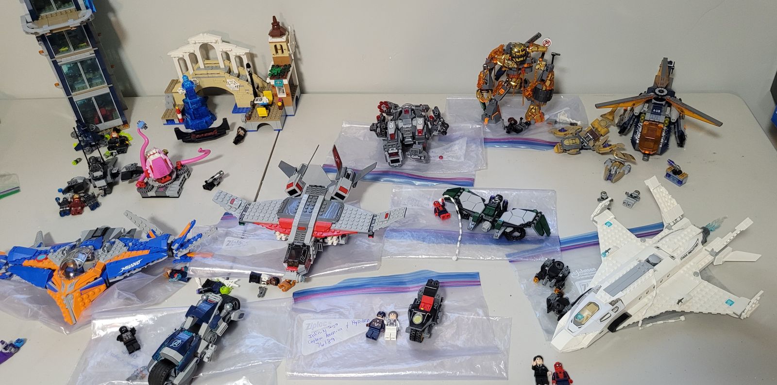 Lego marvel sets all for $195 (Brink link value $400)