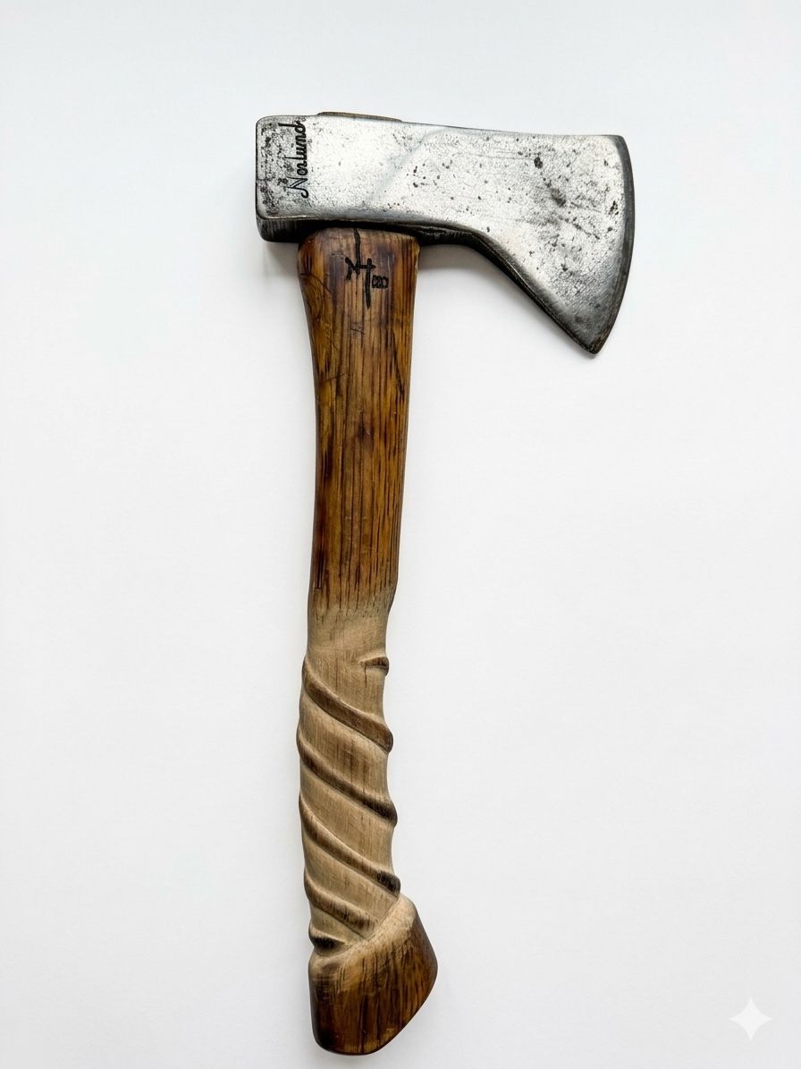 Extremely Rare Vintage Norlund Custom Hatchet