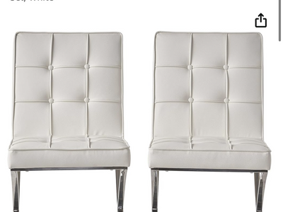 Set of four modern chairs. Brand new