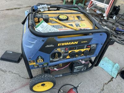 FIRMAN T07571 Tri-Fuel Portable Generator - 9400W Peak / 7500W Running, Electric Start