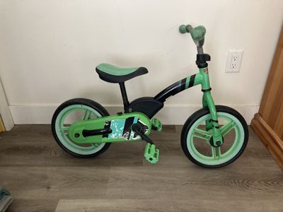 Green Balance Bike
