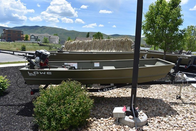 2024 Lowe 1240Jon With 9HP Longtail GO-Devil Engine and Trailer