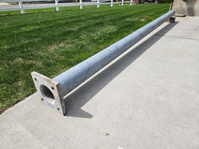 Anchor Base Steel Round /Tube, Light/Utility, Pole/Post