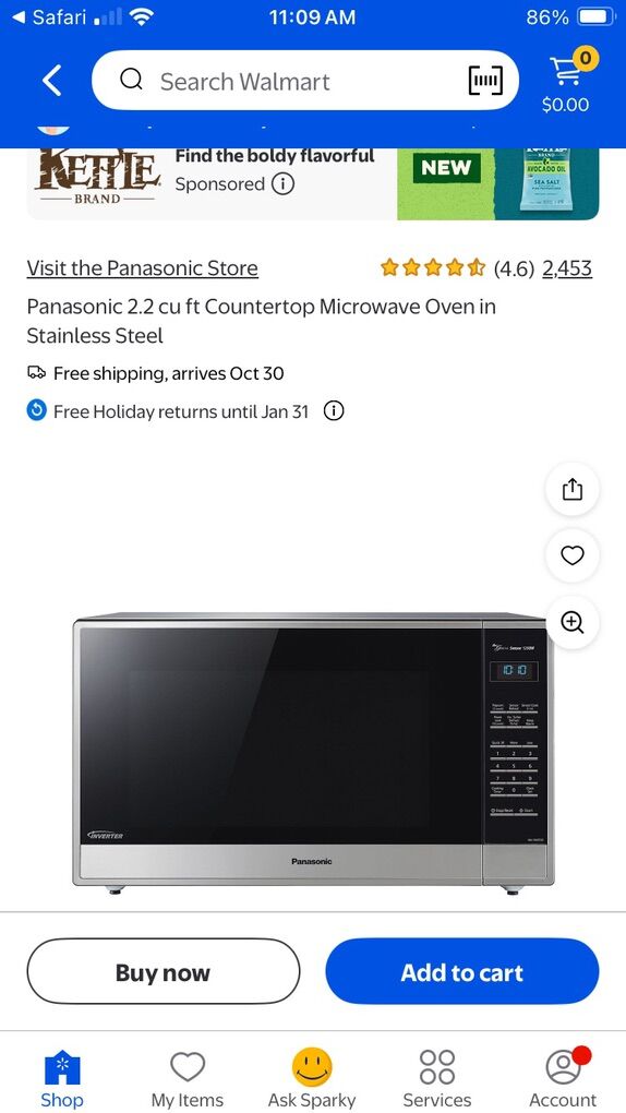 Panasonic Microwave