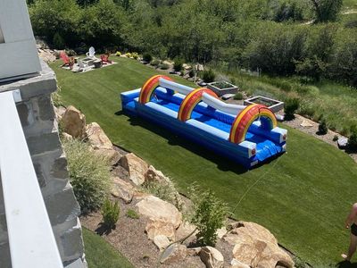 25’ inflatable water slide