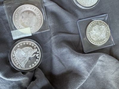 Silver Coins 20 ounces: 1 dollar below spot