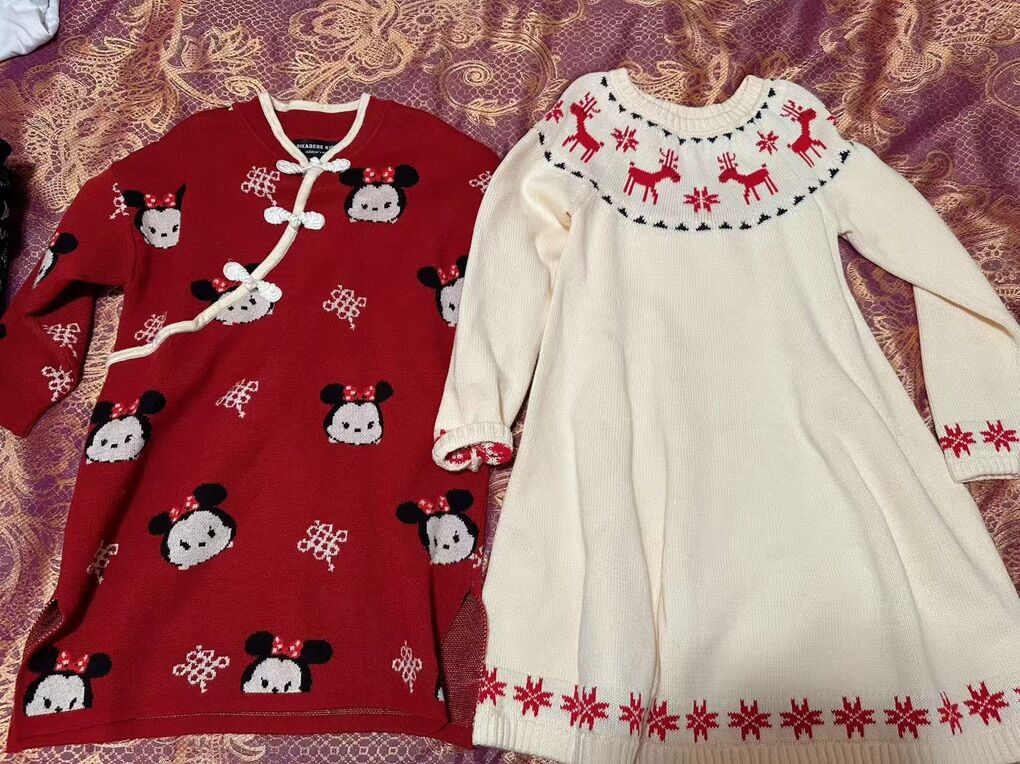 Girls Sweater Dresses Size 130