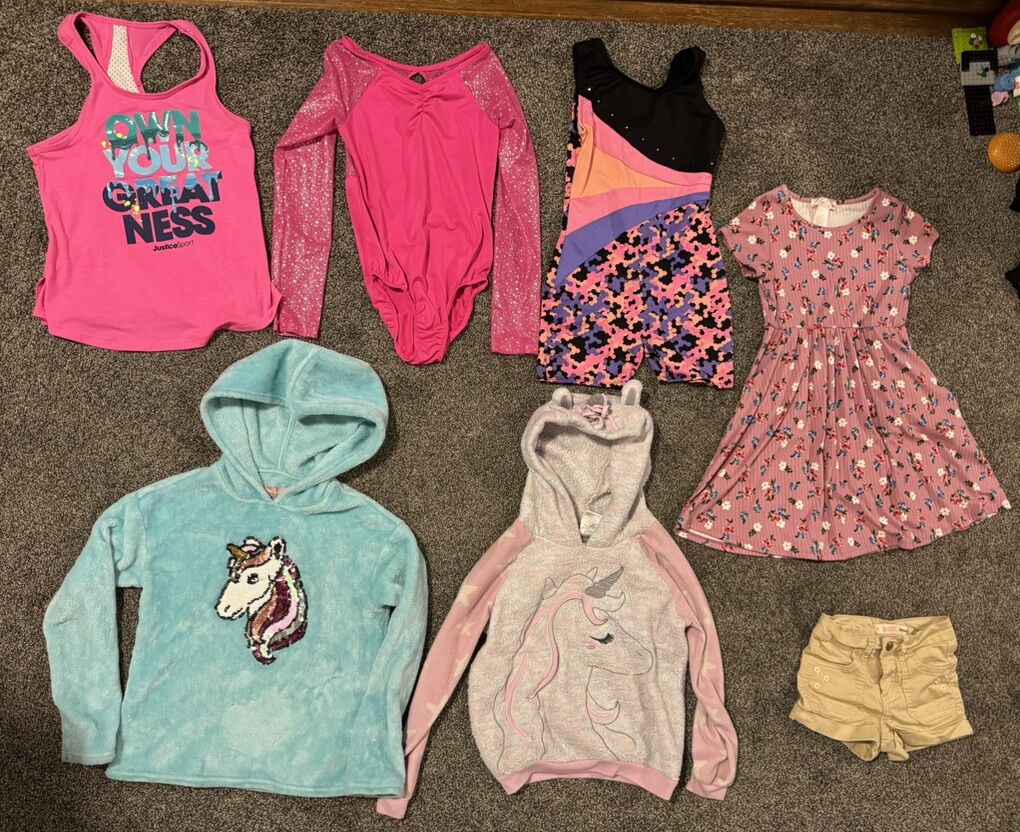 Cute 7, 7/8 clothes bundle