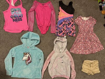 Cute 7, 7/8 clothes bundle