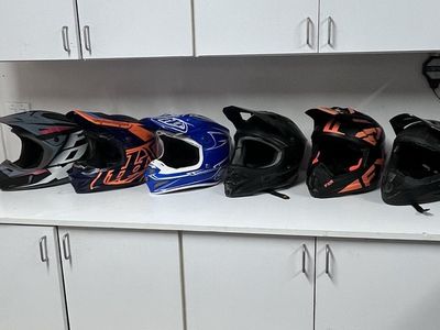 Motocross helmets Troy Lee design fxr bell fox
