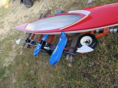 Row boat kayak canoe long boat