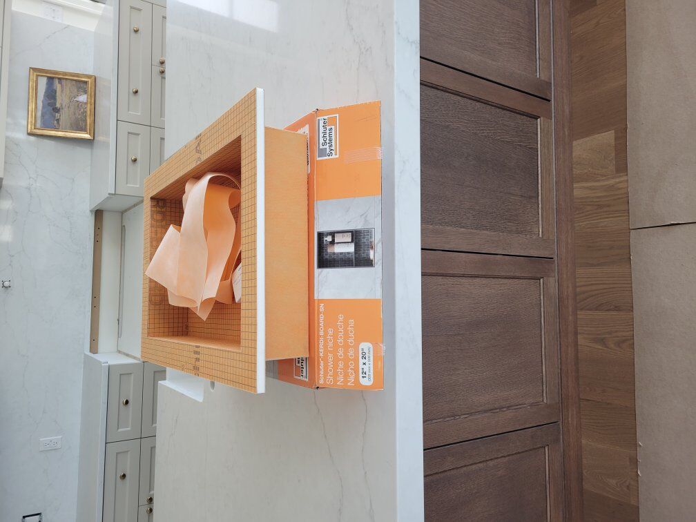 schluter shower niche