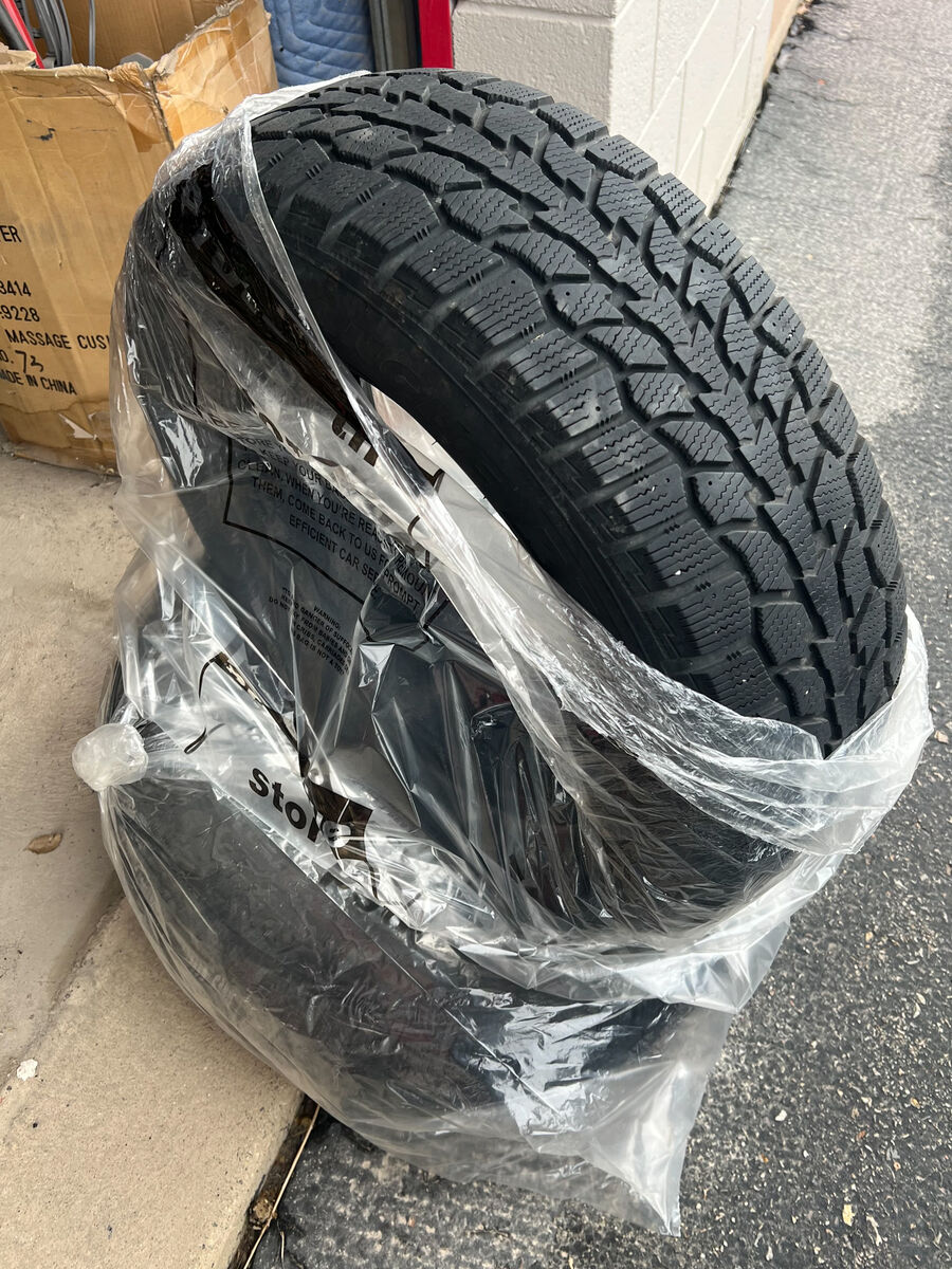 4 matching snow tires