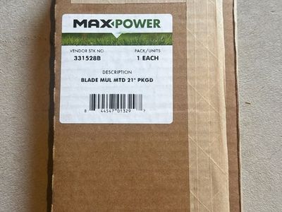 MaxPower 21” Mulching Mower Blade 331528B