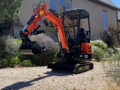 New 2026 YNT20 diesel Mini Excavator Orange & Black Compact Earthmover