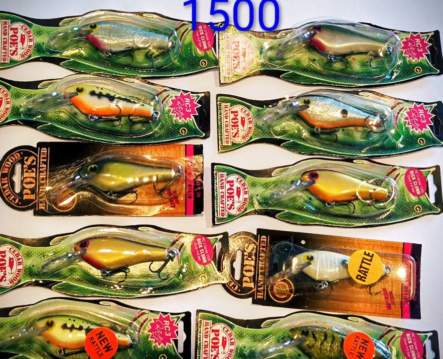 Poe's 1/2 oz X 3" Crankbait 4-8 Feet - Variety