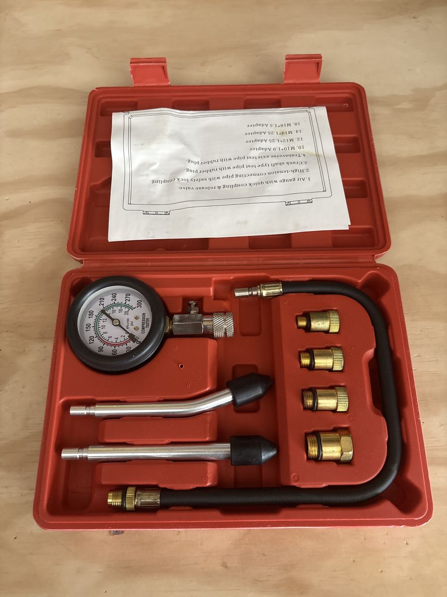 Cylinder compression test tool