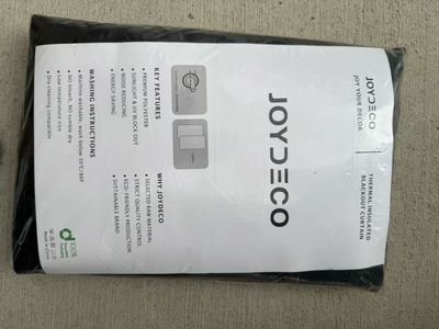 JOYDECO Thermal Insulated Blackout Curtains - Grommet Top, Premium Polyester, Sunlight & UV Block Out