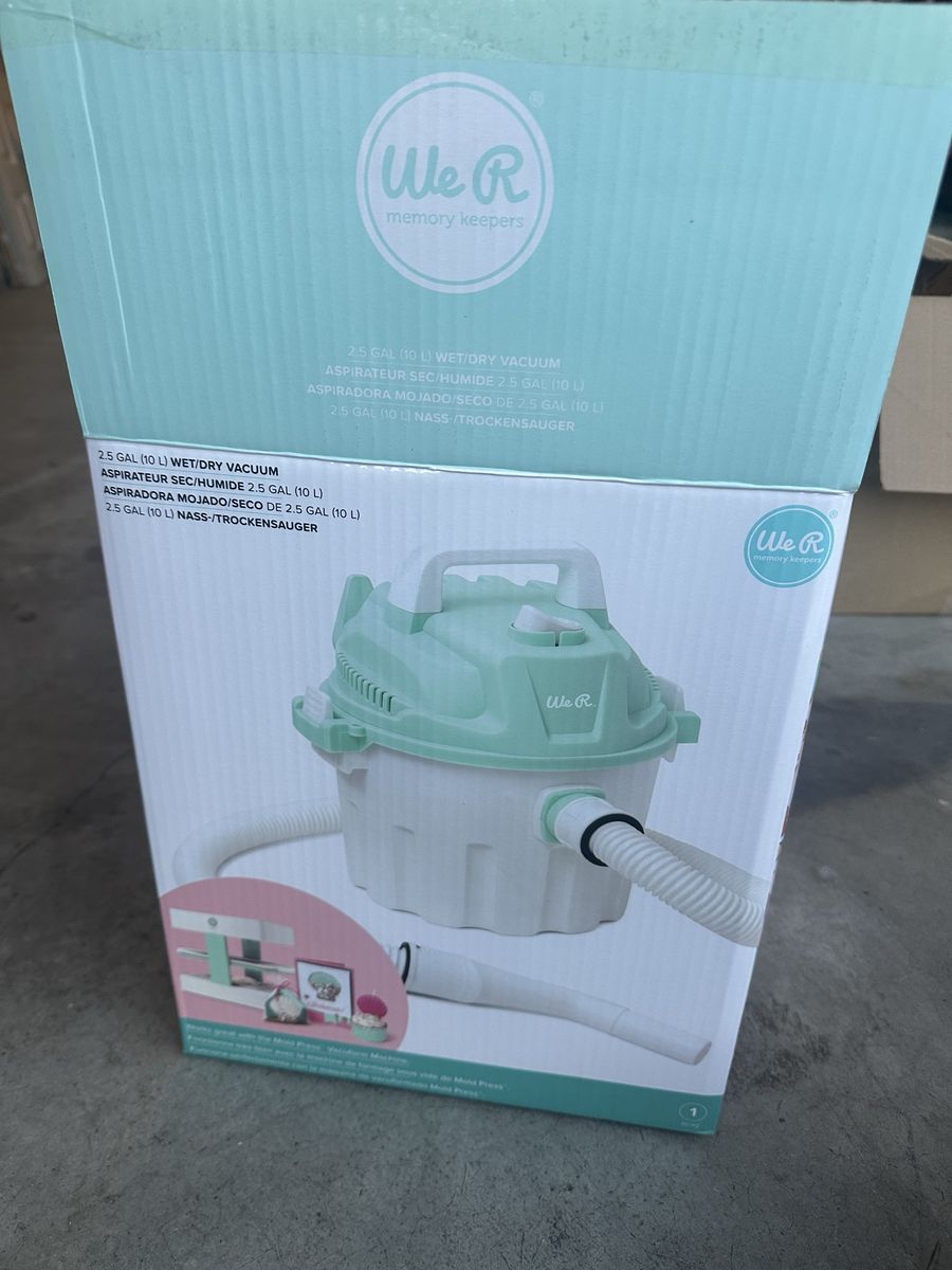 WeR memory keepers mold press wet/dry vacuum - brand new. Retails for $120 - selling for $75 obo. Pick up in Provo.