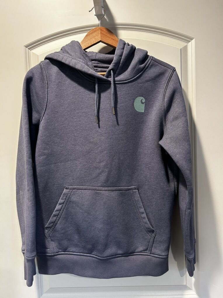 Carhartt Hoodie Small 4–6 Like New Denim Blue