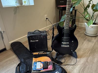 Ibanez Electric Guitar Starter Bundle with Amp & Accessories - $175