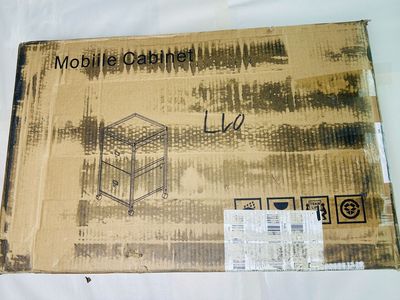 Mobile Rolling Storage Cabinet 2 Drawer Office Organizer NEW in Box
