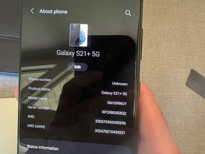 Samsung Galaxy S21+ 5G SM-G996U1 Smartphone - Unlocked