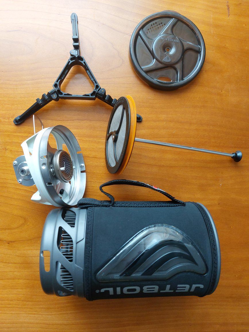 Jetboil Camping Stove System with French Press and Accessories