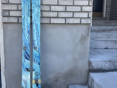 NEW J Skis Flight 95mm x 182cm All mtn ski unmounted