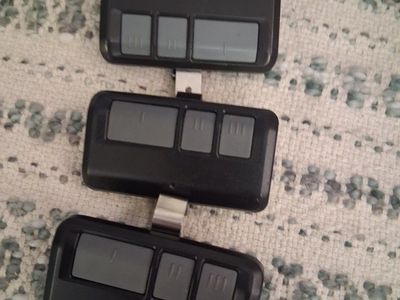 Garage Door Remote Openers x3