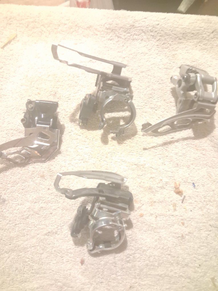 asorted front derailleurs