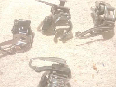 asorted front derailleurs