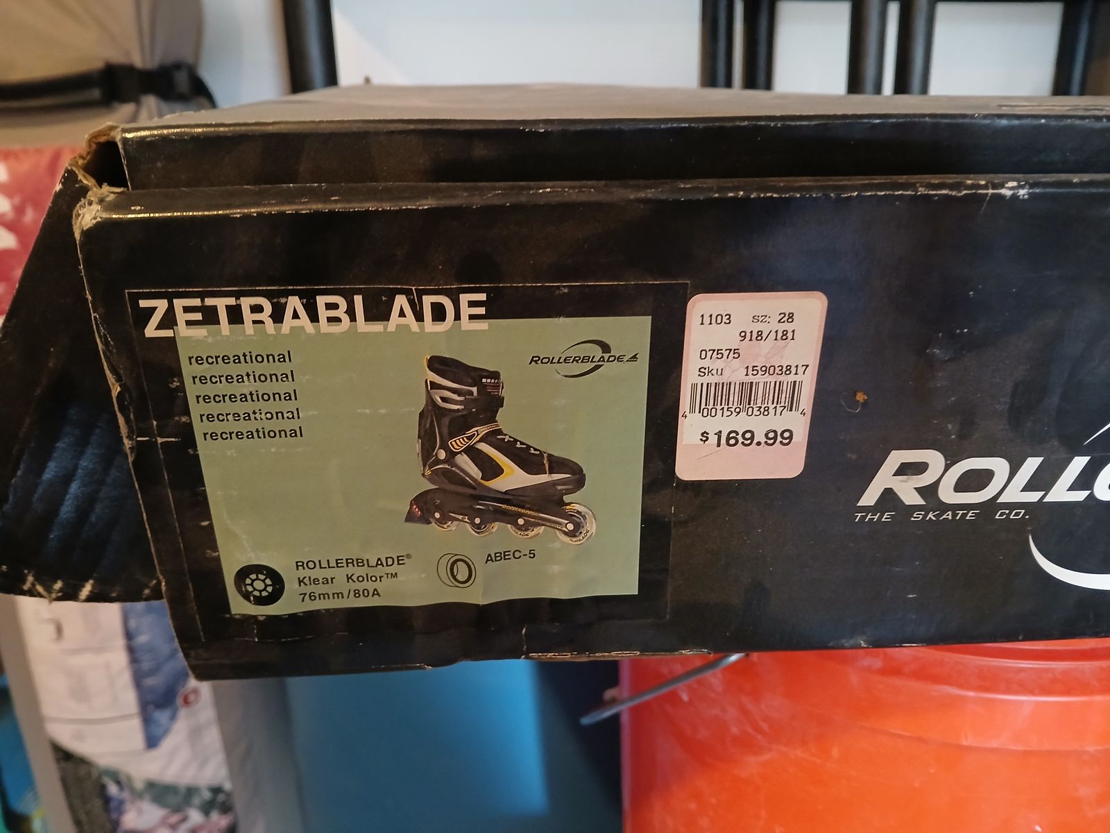Zetrablade Rollerblades Mens size 10
