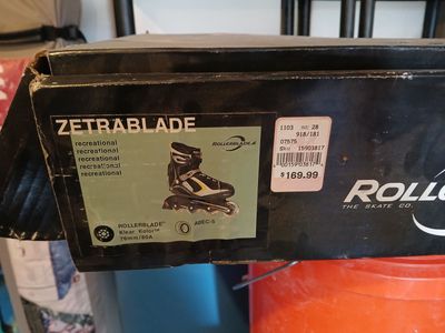 Zetrablade Rollerblades Mens size 10