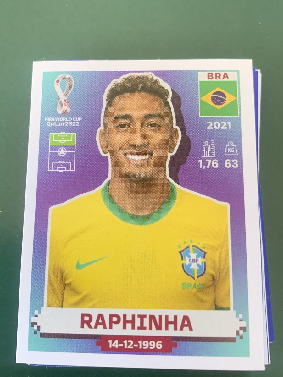 Panini Raphinha. Brasil