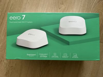 eero 7 Dual-Band Mesh Wi-Fi 7 System (2-pack)