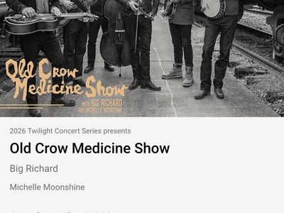 2x GA Twilight Series Old Crow Medicine Show