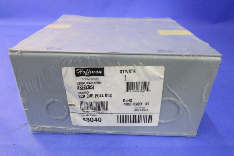 HOFFMAN (ASE8X8X4) ELECTRICAL ENCLOSURE 43040 (QTY-2)