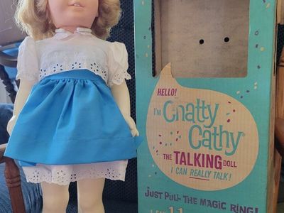 Vintage Mattel Chatty Cathy Talking Doll with Original Box