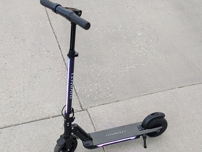 Invanti Electric Scooter for Kids, Foldable Kick Scooter with RGB Lights, 12MPH, 176lbs Max Load