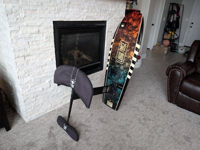 Liquid Force Launch Flite 120 Carbon Fiber Standup Wake Foil Hydrofoil Set - Beginner Surf Foil