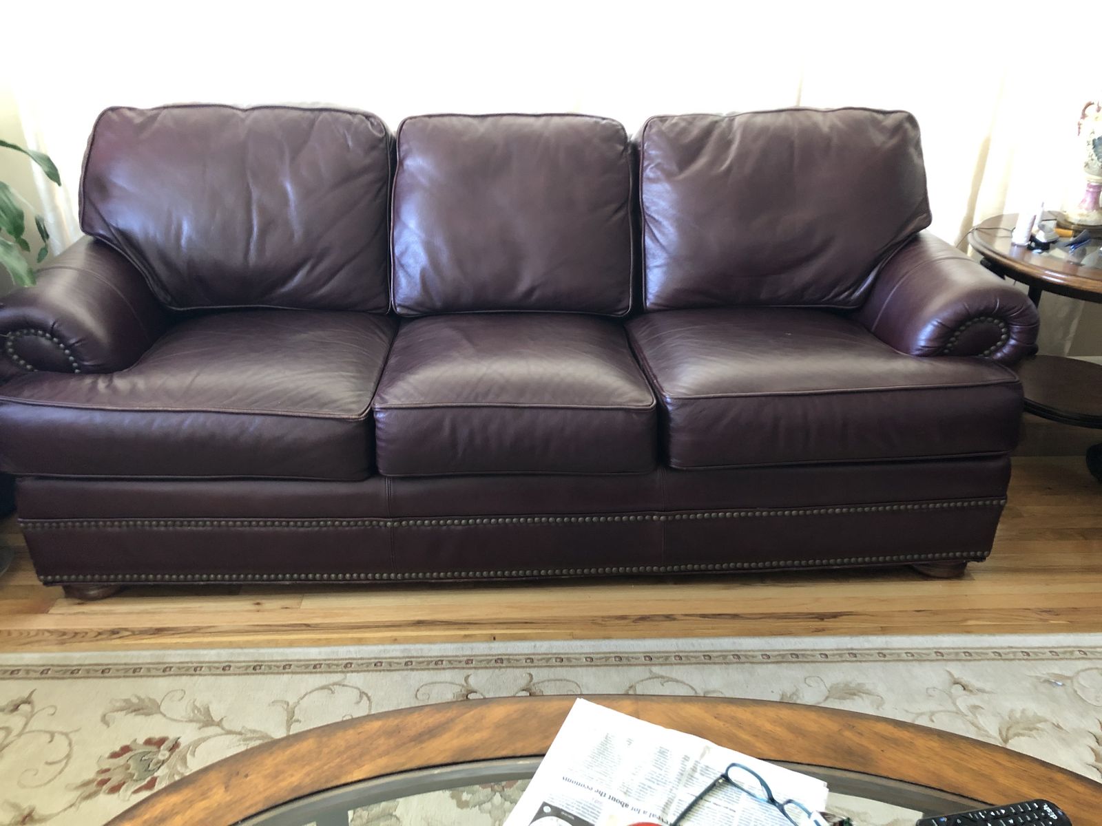 Leather sofa
