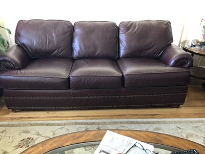 Leather sofa